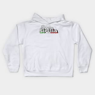 Regione Sicilia --- Retro Design Kids Hoodie